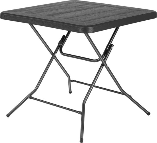 WENKO Lugo klaptafel, bijzettafel met afneembare plank, praktische tafel voor keuken, woonkamer, balkon en terras, inklapbaar, van echt bamboe, 60 x 79 x 52 cm, naturel