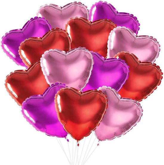 I love you hartje folieballon 45cm • B.V.. Valentijnsdag