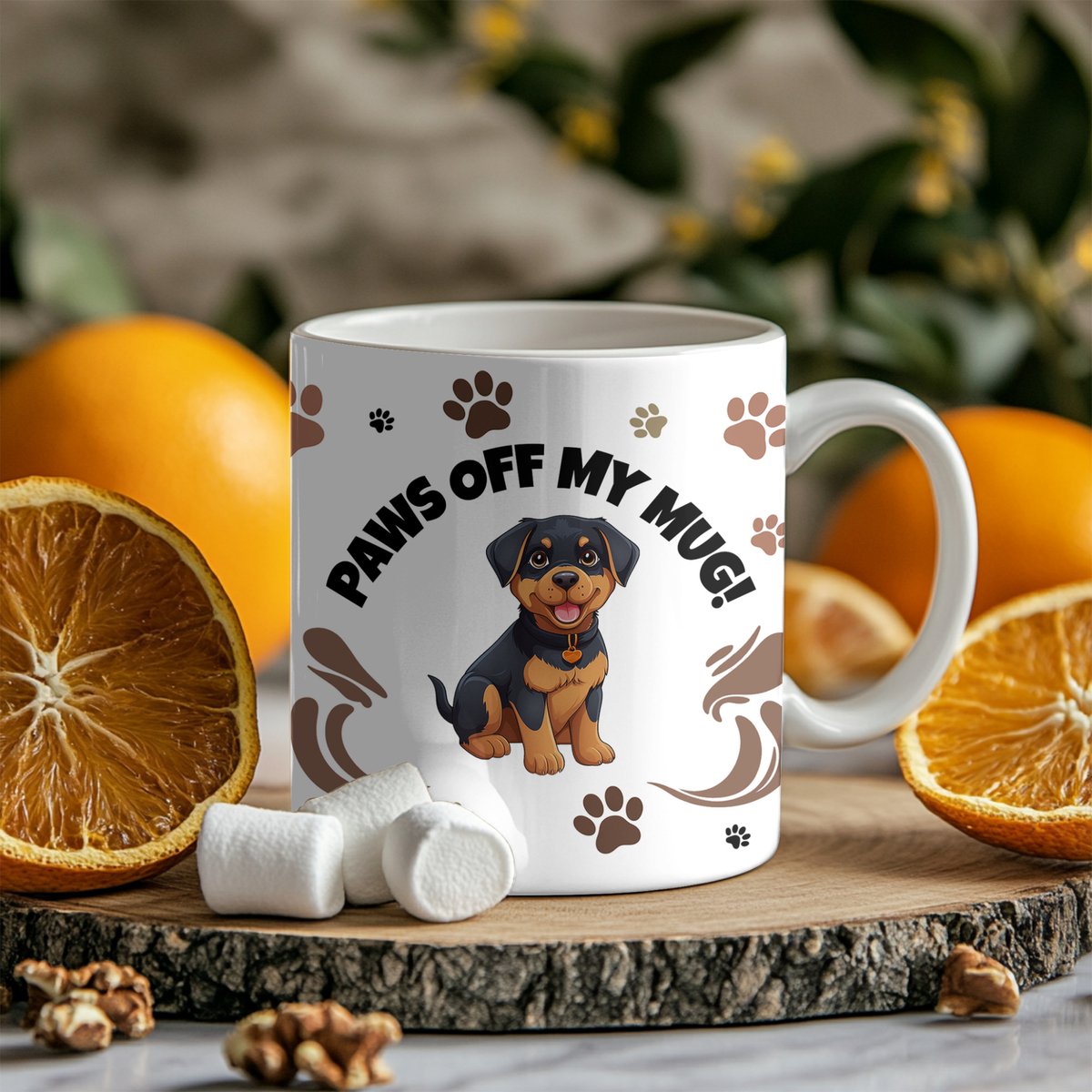 POMM – Paws Off My Mug! - Rottweiler