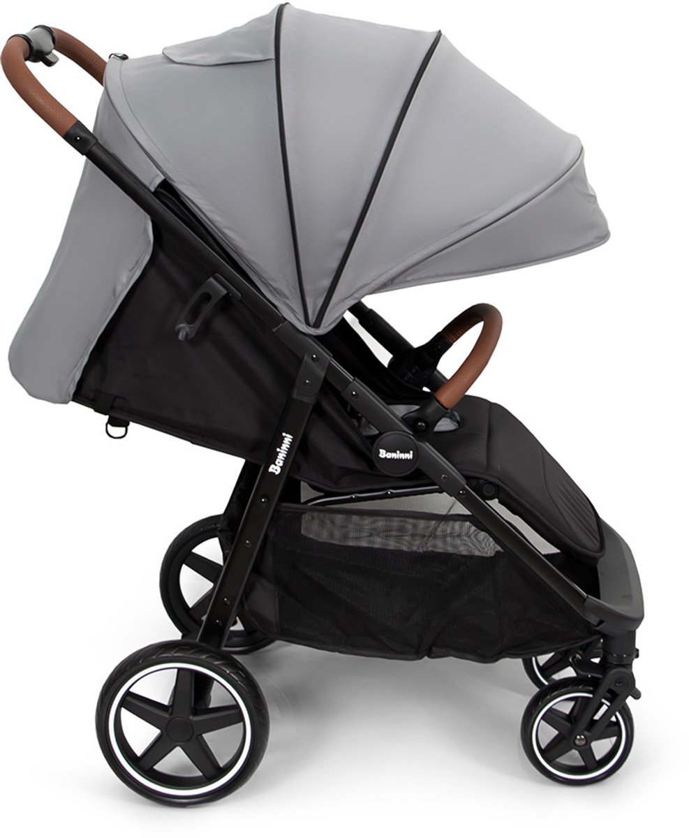 Baninni Ditta Kinderwagen Grijs met Multi Standen - afbeelding 3