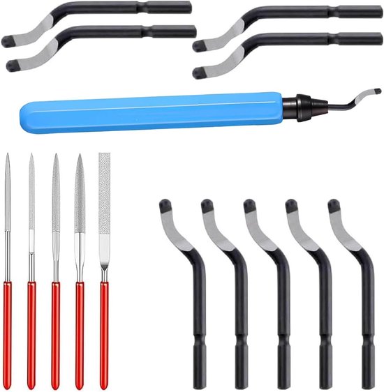 Ebavureur Manuel Avec 20 Lames - Outil Débavurage Pour 3D, Métal, Plastique, Bois