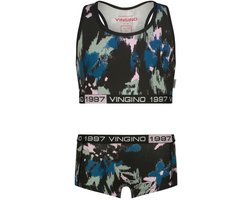 Vingino G-WO25-7 racer set 2 pack Kinder Onderbroek - Deep Black