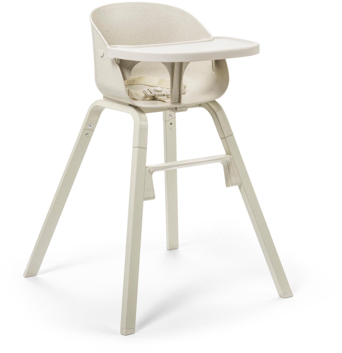 Elodie GRACE Hoge eetstoel - Kinderstoel - Meegroeistoel - Vanilla White