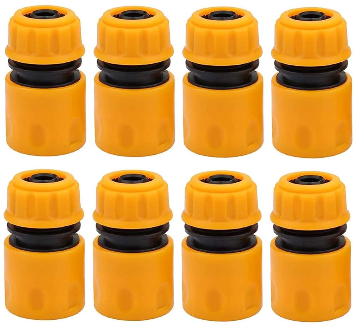 Tuinslangkoppeling - 1/2 inch - Snelkoppeling - 8 stuks