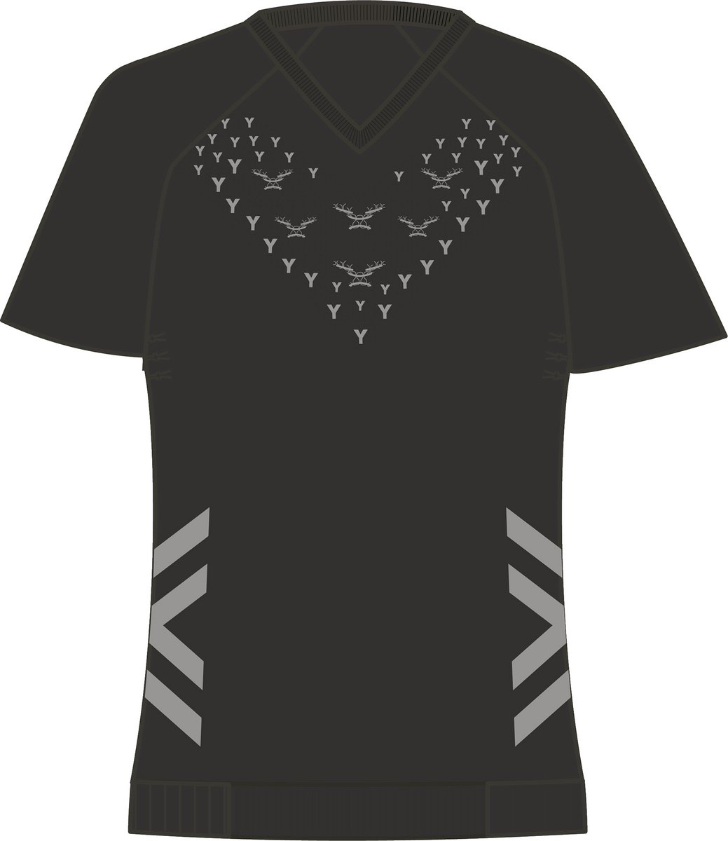 X-Bionic Twyce Run Shirt Korte Mouwen Dames X Black/Rhino Grey - Maat M