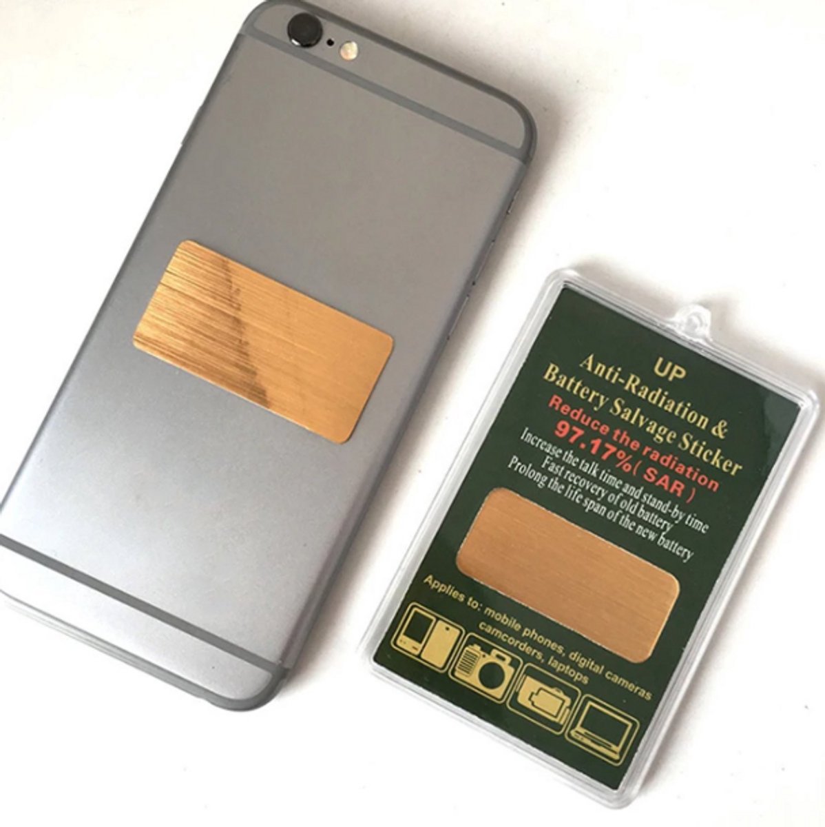 Anti-EMF Stralingsbescherming Quantum Shield Stickers - Voor Camera, Telefoon, Laptop, Bescherming Tegen EMF Straling en Ionisatie, Stralingsblokker