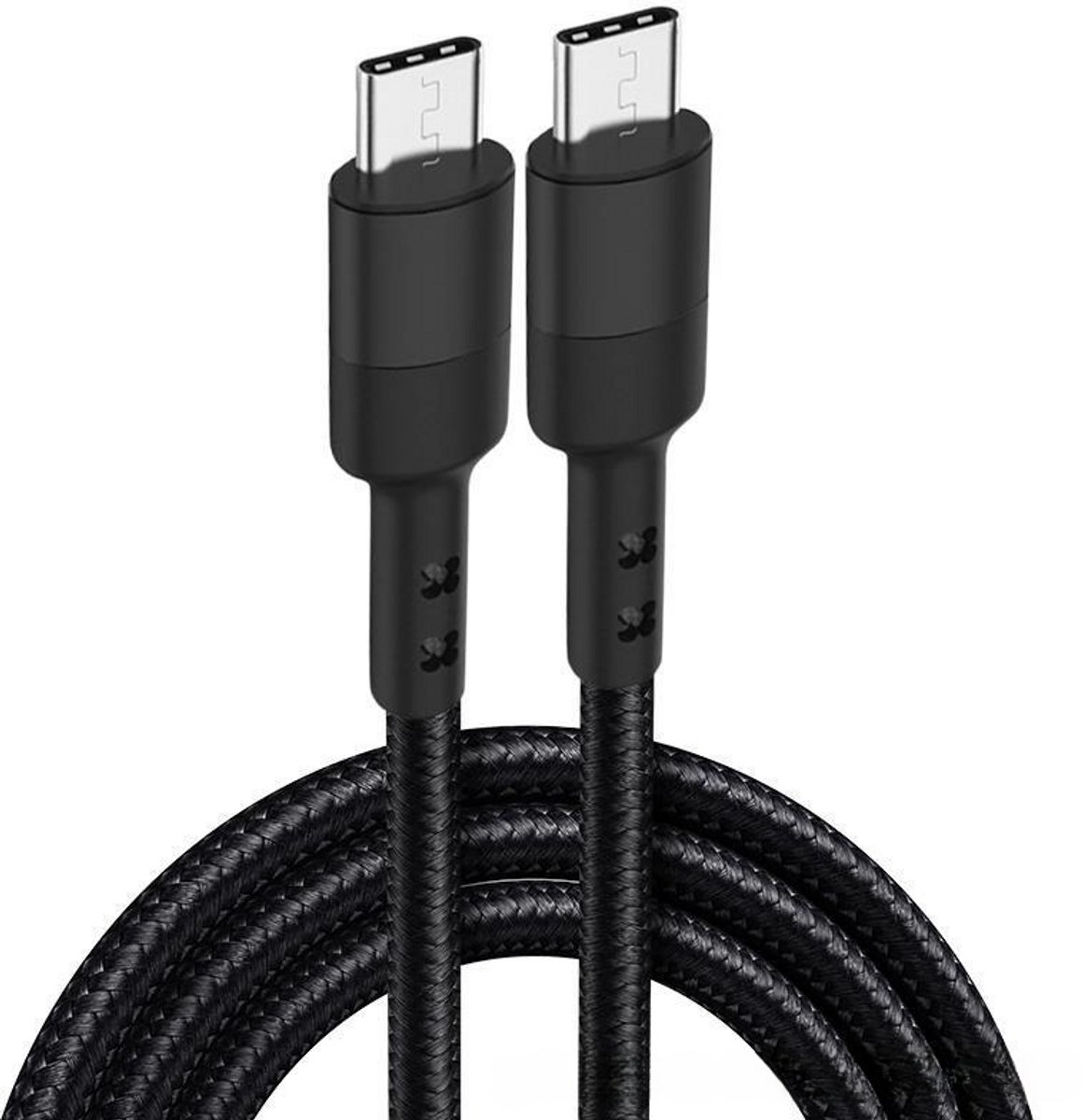 USB-C naar USB-C Kabel 60W – Snelle Oplader en Datakabel – Gevlochten – Zwart – 3 Meter