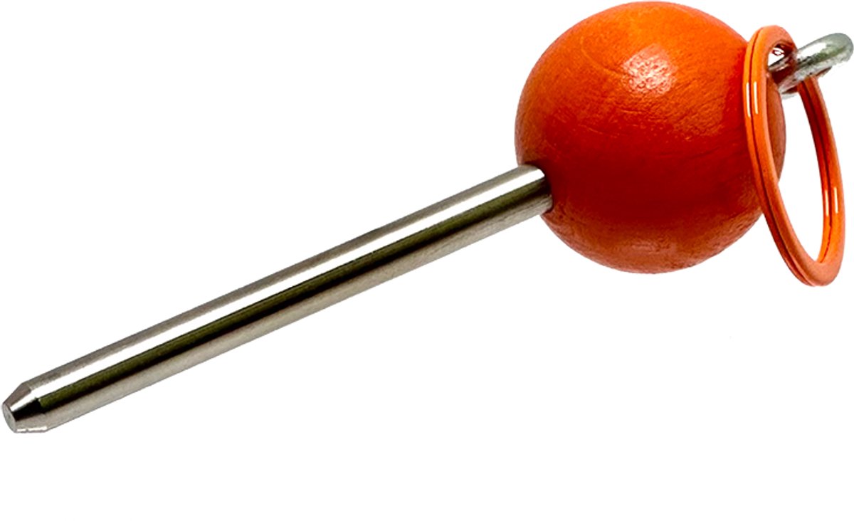 Boulemaus – Jeu de Boules - Traceur de terrain - , kleur oranje – V2A roestvrij staal