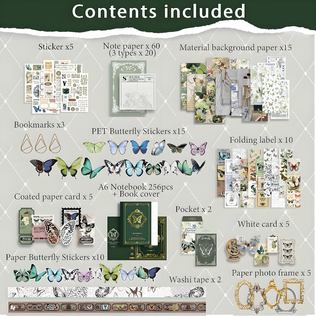 Bullet journal accessoires, doe-het-zelf scrapbooking-stickers