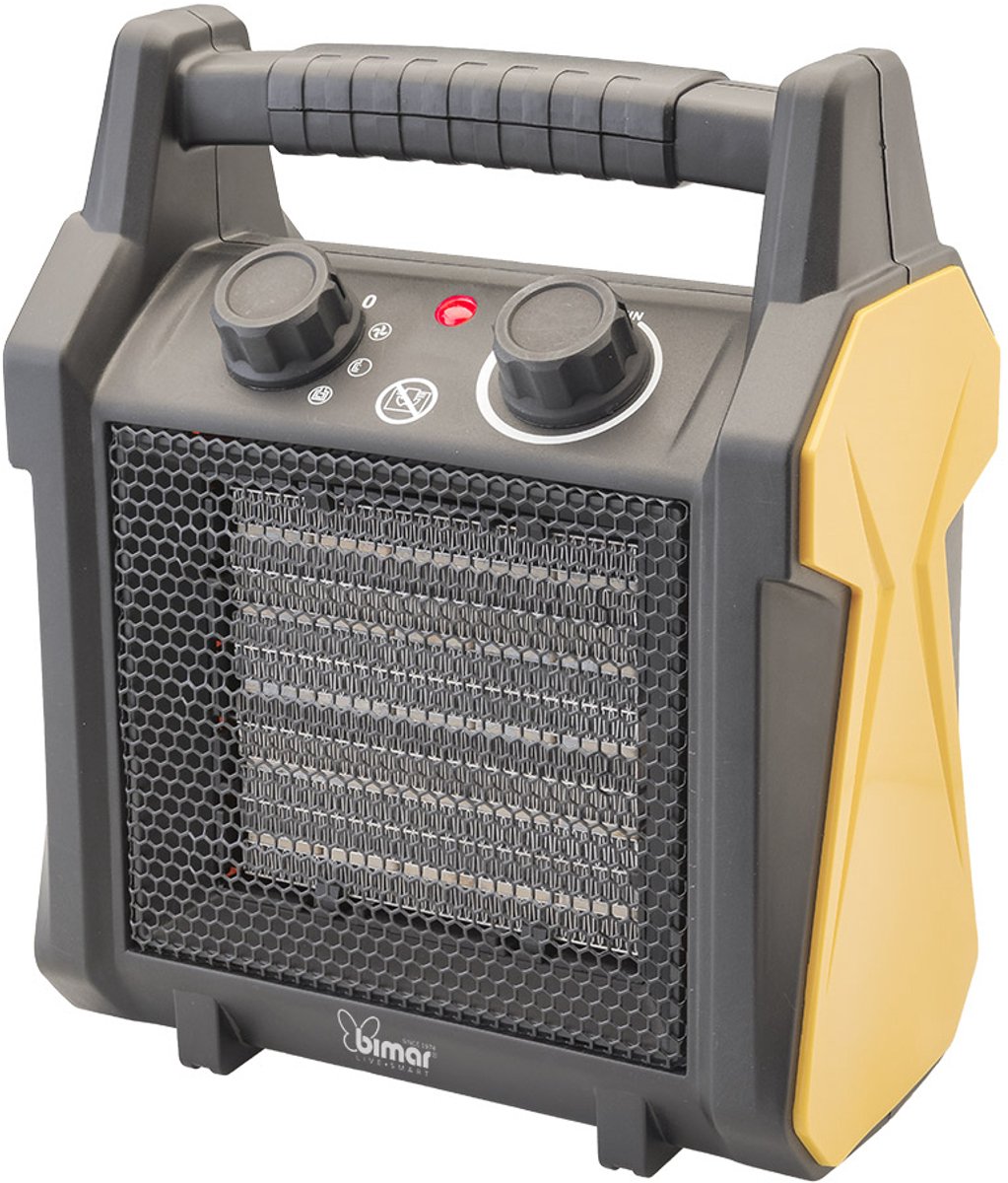 bimar HP119 Ventilatorkachel 30 m² Zwart, Geel