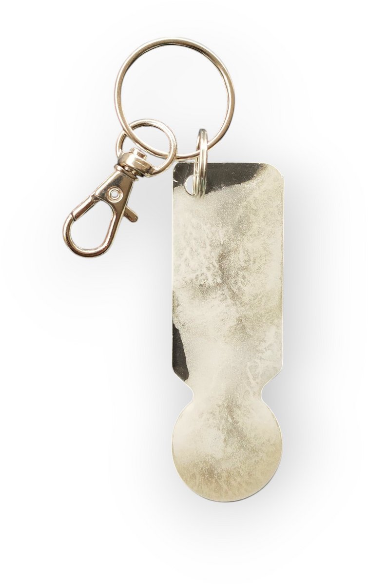 Resin Art JR: Winkelwagenmuntje / Muntje voor in winkelwagen / Sleutelhanger