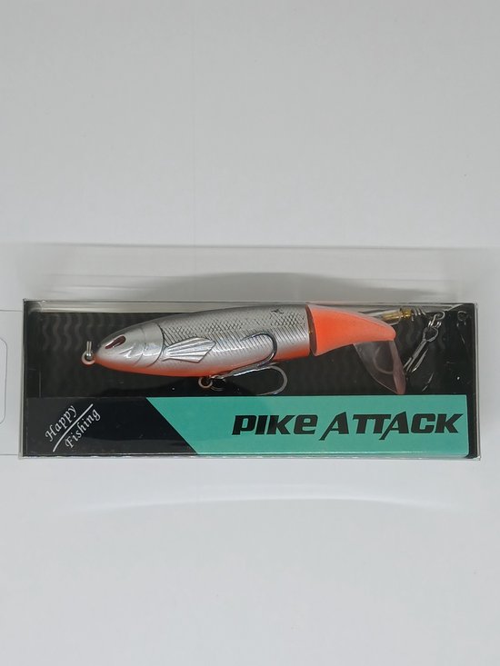 PikeAttack - Whopper Plopper - Roofvissen - Zilver - 13,5g - 10cm van PikeAttack — afbeelding 2
