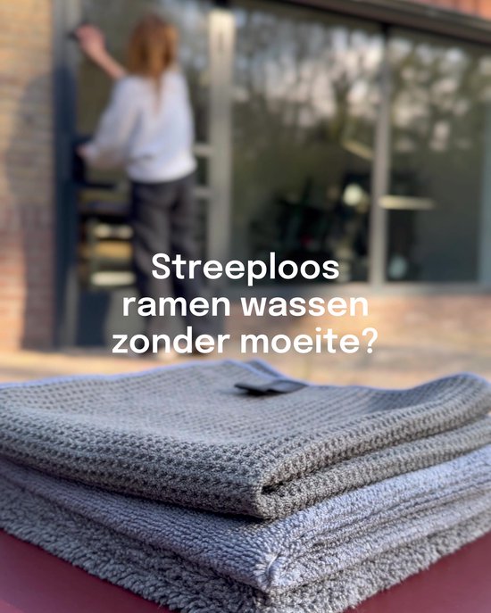 Fibb® Microvezel Raamdoeken Set – Glasdoeken voor Ramen Wassen – Streeploos & Pluisvrij – Hoge Absorptie