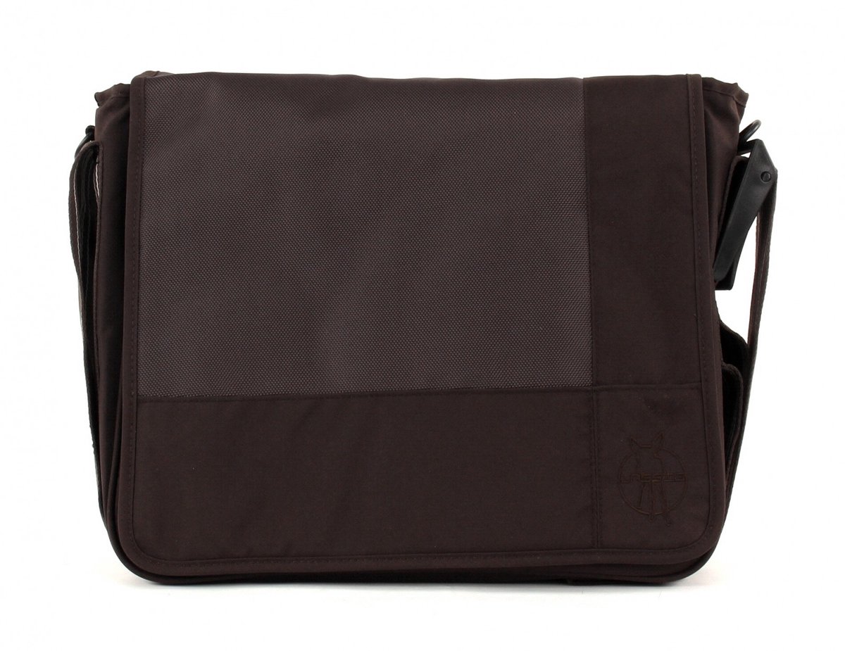 Lässig luiertas schoudertas Casual Messenger Bag Coco Patchwork bruine