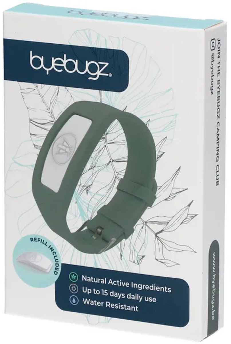 ByeBugz Bangles Jungle green Armband 1 stuks