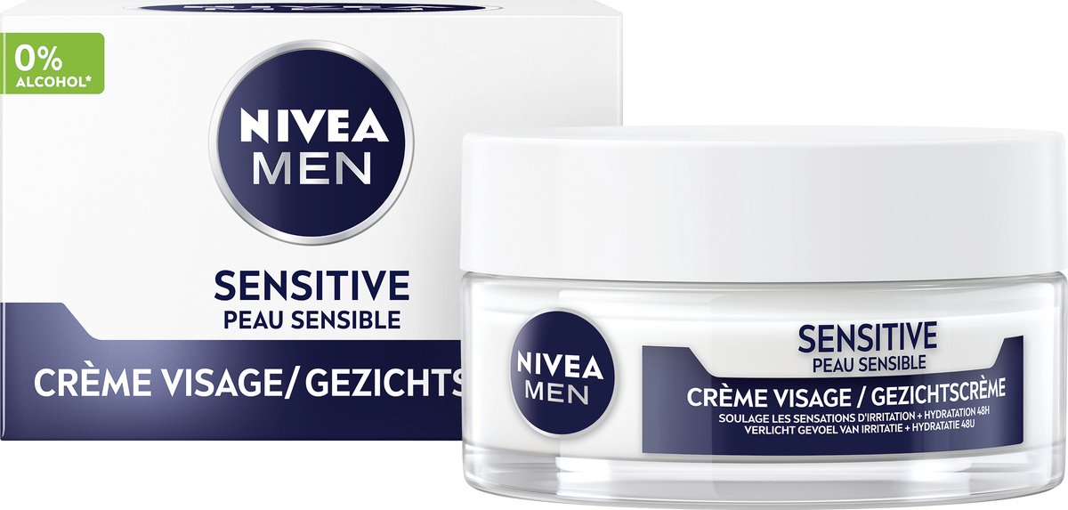 NIVEA MEN Sensitive Dagcrème - voor de Gevoelige Huid - 50 ml