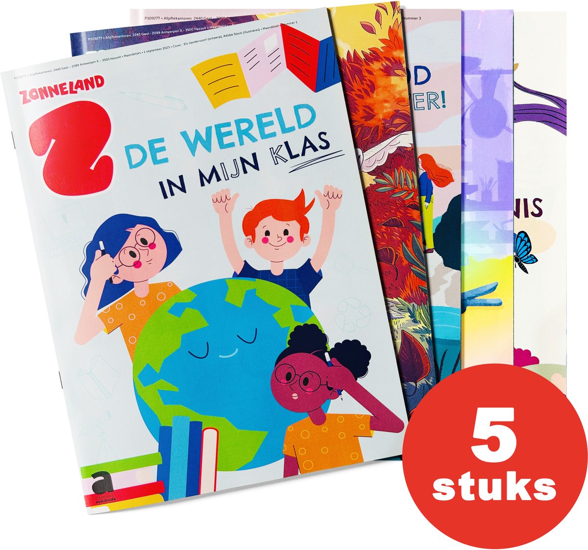 Zonneland - 5 educatieve doeboeken - Boordevol verhalen en activiteiten in verschillende thema's - Vakantieboeken voor kinderen 9 jaar / 10 jaar / 11 jaar / 12 jaar - Groep 6 t/m groep 8 - Kinderboeken wereld / het bos / wetenschap / geschiedenis