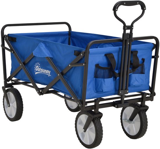 4goodz Opvouwbare Bolderkar Met Koeltas, Strandwagen Tot 100 Kg