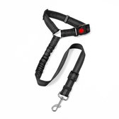 Ceinture de sécurité pour chien Ohpets® - Zwart - Ceinture de sécurité 3 en 1 pour chien - Ceinture de sécurité réfléchissante - Ceinture de sécurité pour Chiens - Ceinture de sécurité pour chien - Approuvée pour les ceintures de sécurité pour chien