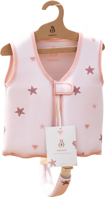 Babiem Lily Zwemvest - Maat M - voor Kind - 19 tot 30kg - Drijfvest - 2 tot 6 jaar - Roze
