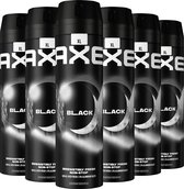 Bol.com AXE Black XL Deodorant Bodyspray - 6 x 200 ml - Voordeelverpakking aanbieding