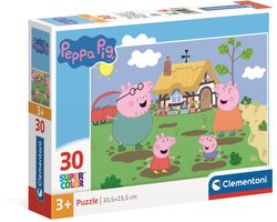 Clementoni - Puzzel - 30 Stukjes - Peppa Pig - Kinderpuzzel - Vanaf 3 jaar