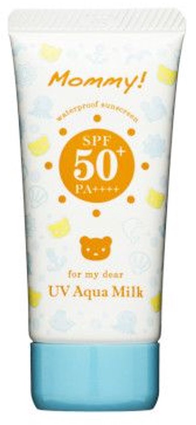 Isehan - Kiss Me Mommy UV Aqua Milk SPF50+ PA++++ - Kinder zonnebrand - Kinder SPF - Japanse Zonnebrand - Japanse SPF
