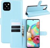 Book Case - Samsung Galaxy Note 10 Lite Hoesje - Lichtblauw