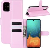 Book Case - Samsung Galaxy A71 Hoesje - Pink