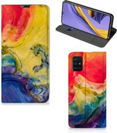 Samsung Galaxy A51 Bookcase Watercolor Dark