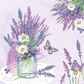 Ambiente - Lavender Jar Lilac - papieren lunch servetten