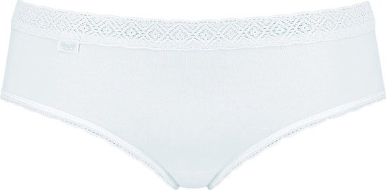 Sloggi Evernew Lace Hipster Femme - Blanc - Taille 40