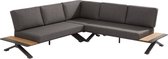 Nostra hoek loungeset 3-delig matt carbon Taste 4SO