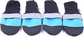 Set Elastische schoenen hondenschoenen - water-proof - Extra small - Blauw