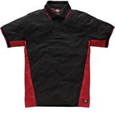 Dickies Two Tone Polo-Rood/zwart-L