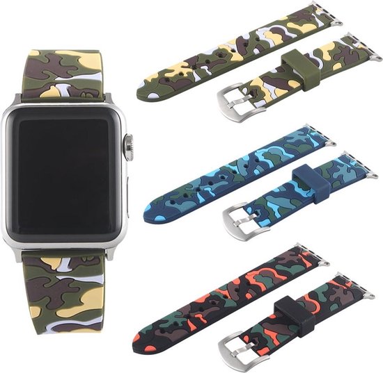 bracelet watchbands-shop.nl - Apple Watch Series 1/2/3/4 (38 & 40mm) - Bleu
