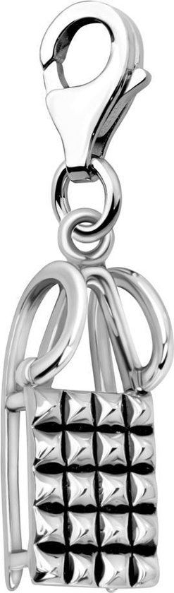 Quiges Verzilverd Hartjes Thema Charm Bedel Hangers voor Armbanden en