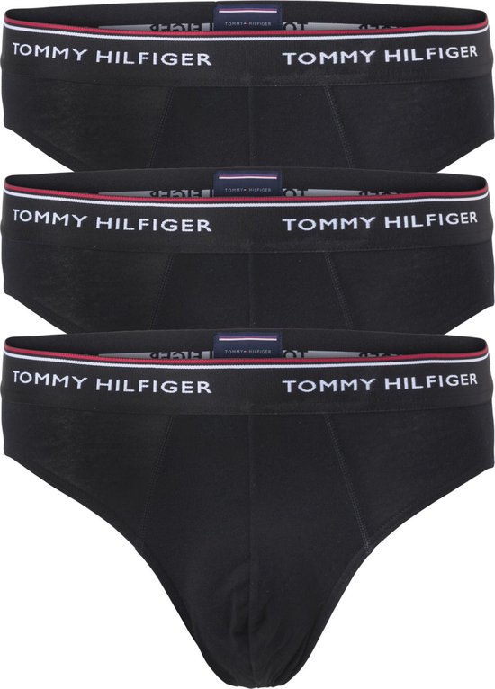 Tommy Hilfiger slips (3-pack) - heren slips zonder gulp - zwart - Maat: M |  bol.com
