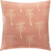 KUSSENHOES PALM OUD ROZE 40 X 40 CM