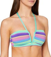 Seafolly Dames Bikini V Wire Halter Top Baja Stripe - Purple Haze - Maat 36