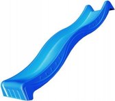 Intergard glijbaan blauw houten speeltoestellen - 150cm platvorm