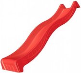 Intergard Glijbaan rood 265cm met wateraansluiting voor houten speeltoestellen 1,5m platvormhoogte