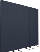 ReFocus ™ Akoestische Scheidingswanden 3-Pack Donker Blauw 183cm x 168cm