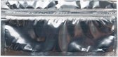 Gripzakken Transparant/Zilver 14x4,5cm (100 stuks) | ziplock | gripzak