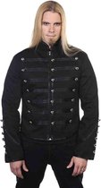 Banned Jacket -4XL- Military Drummer Zwart Zwart