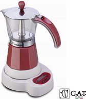 G.A.T. Italia Vintage Rood 4 kops - Elektrische percolator