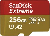 Sandisk MicroSDXC Extreme 256GB 160mb / 90mb,U3,V30,A2