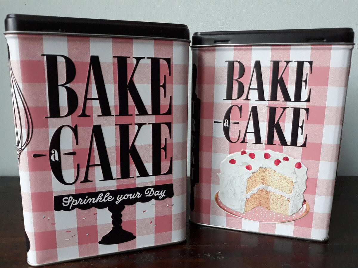 Onderdrukken knijpen groep Bake A Cake Tinnen Blik | bol.com