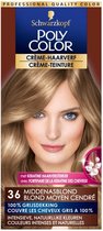 Poly haircolor creme 36 - Middenasblond