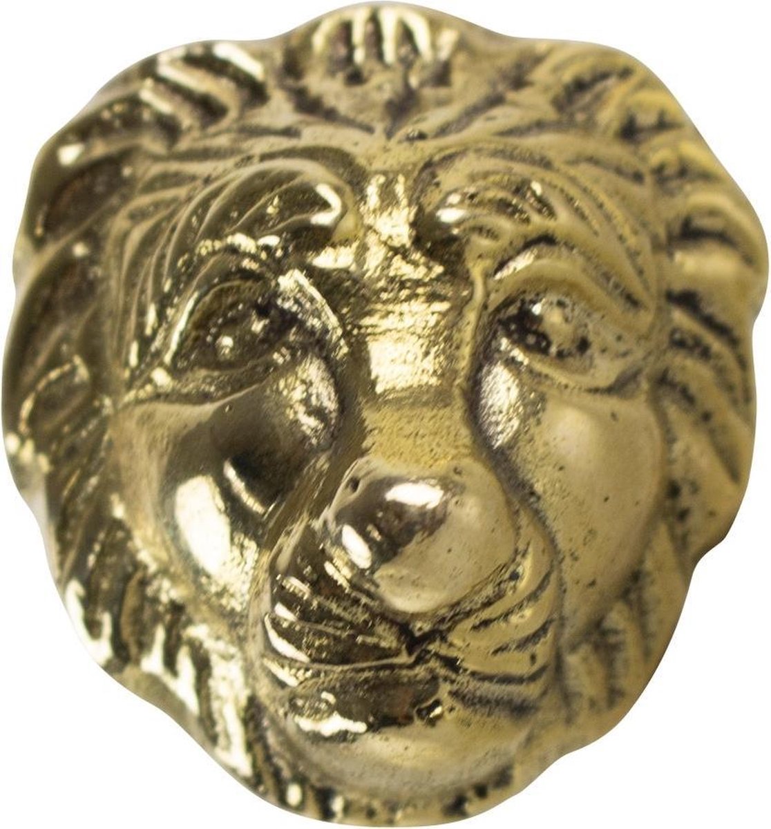 Goudkleurige Deurknop Leeuw (6 cm)